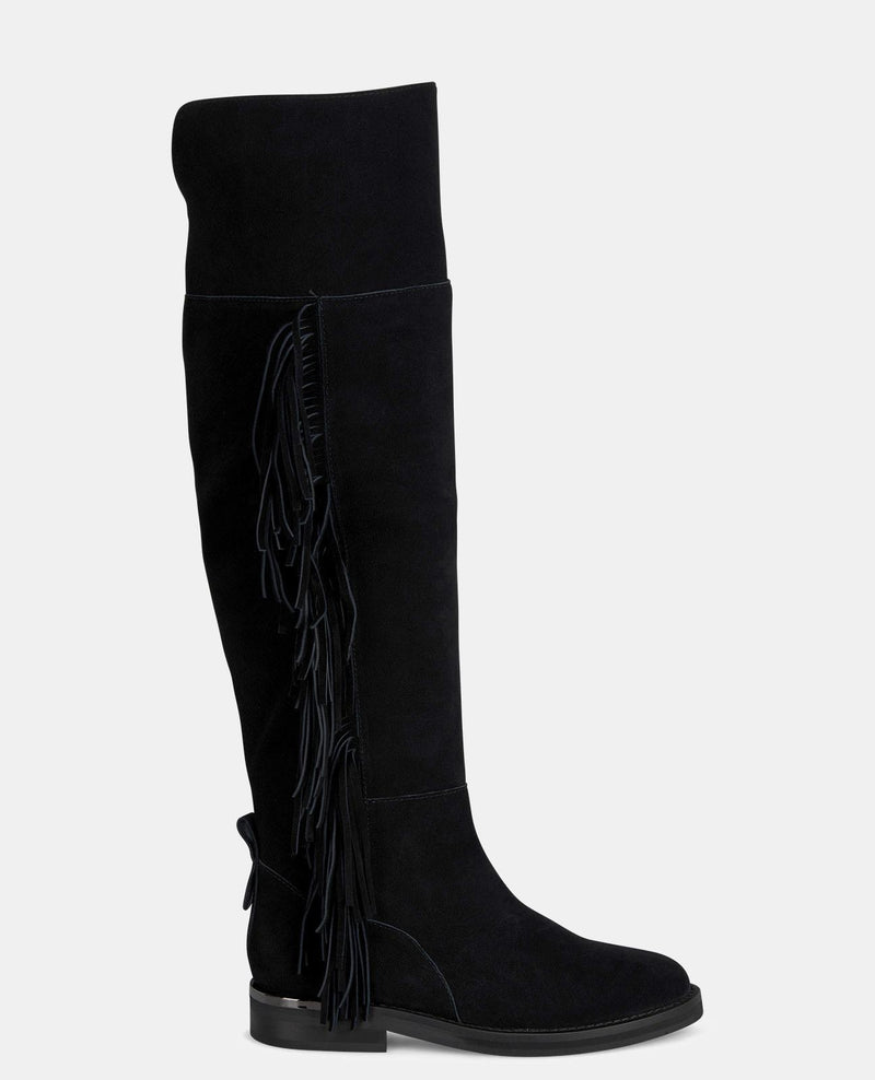 FLACHER STIEFEL HOHER STOCK