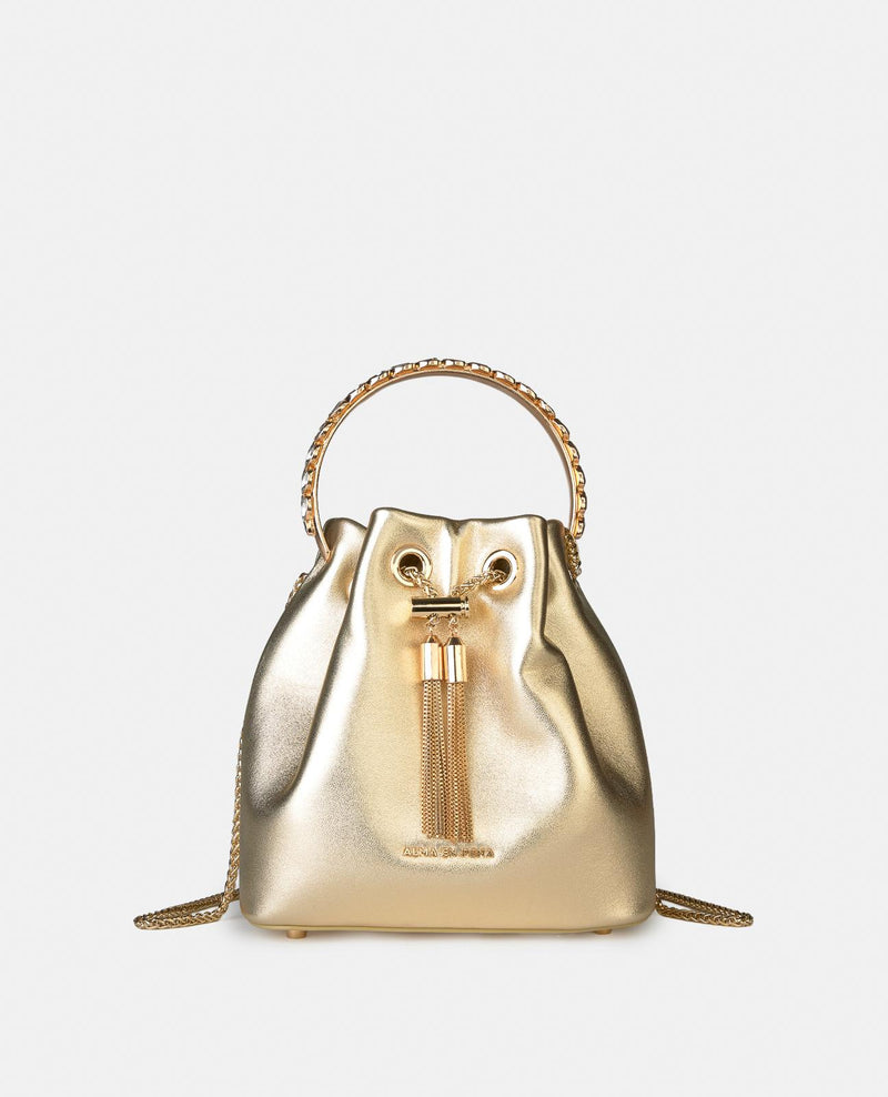 SACO COM PENDENTE E PORMENOR DE PINGENTE