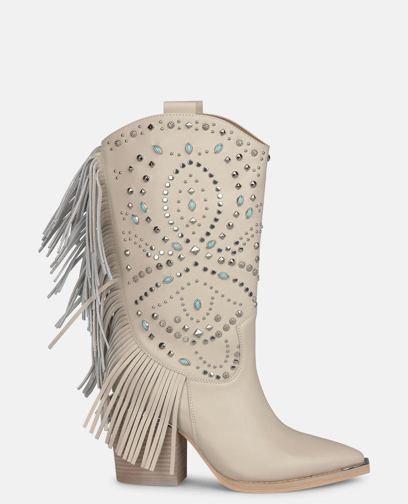 FRINGED HALF BOOT