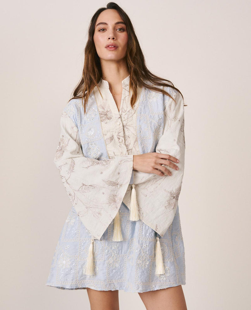 VESTIDO MINI BORDADO