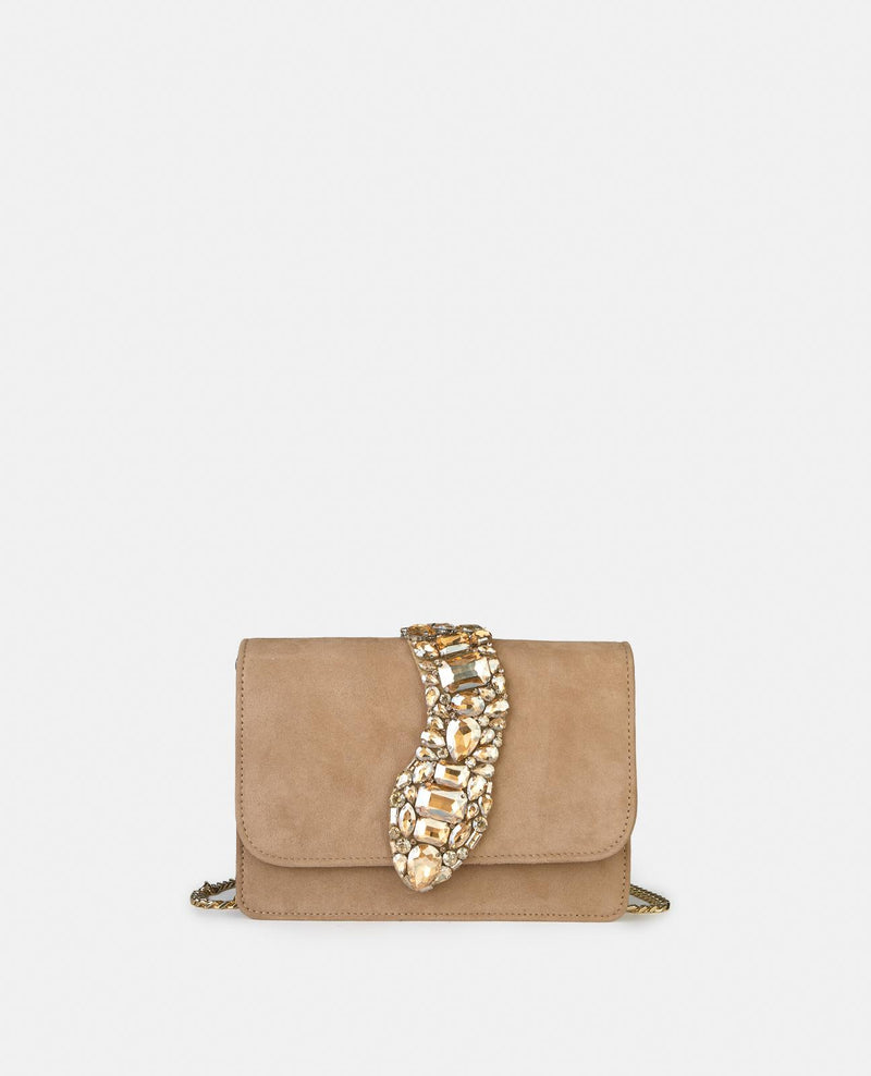 SNAKE FLAP SHOULDER BAG
