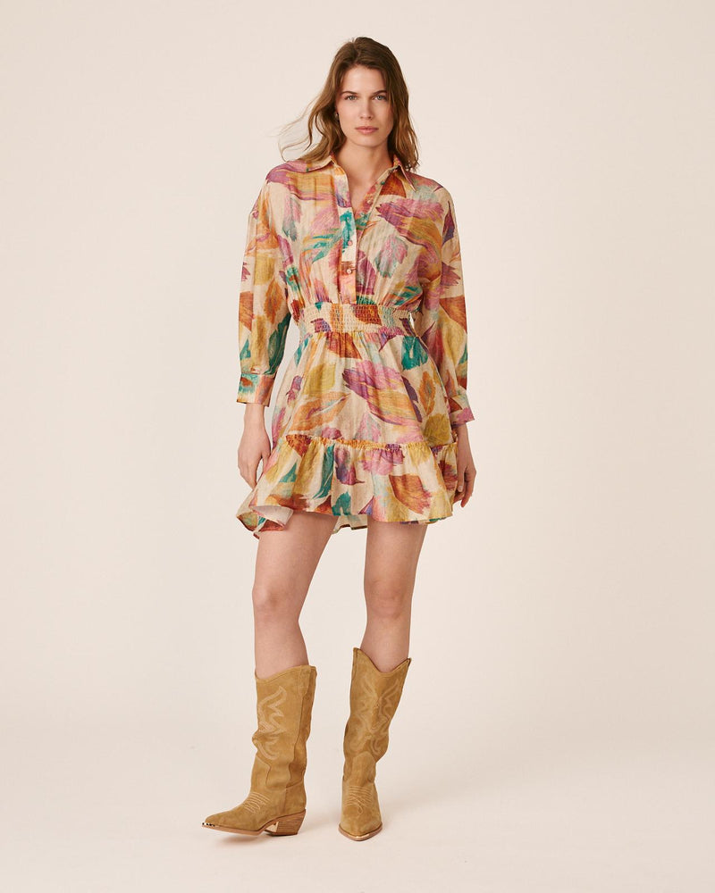 MINIVESTIDO COM MANGAS CAMISETA