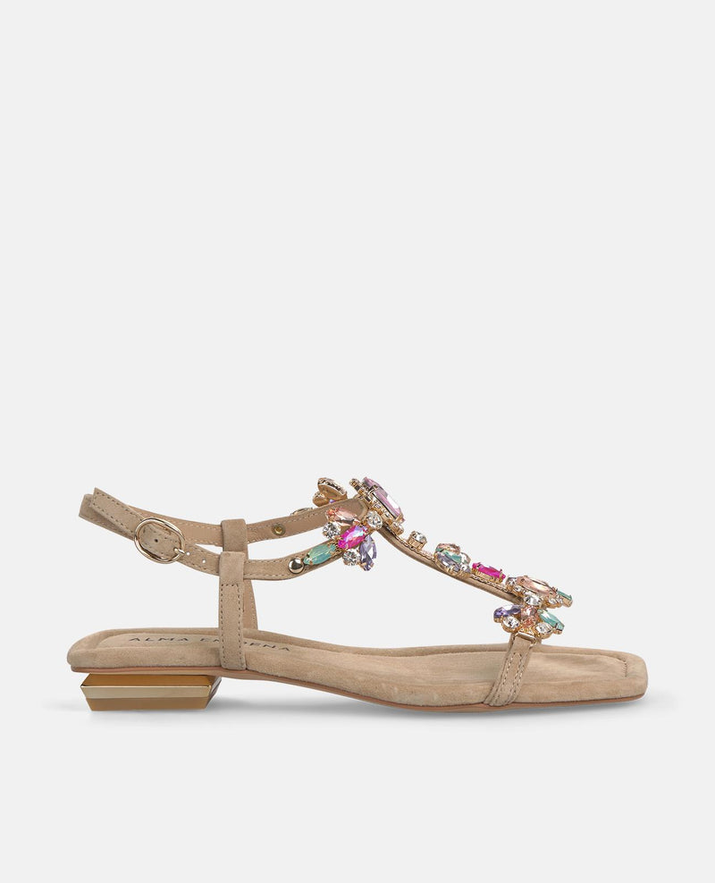STRAppy SANDALS WITH JEWELRY