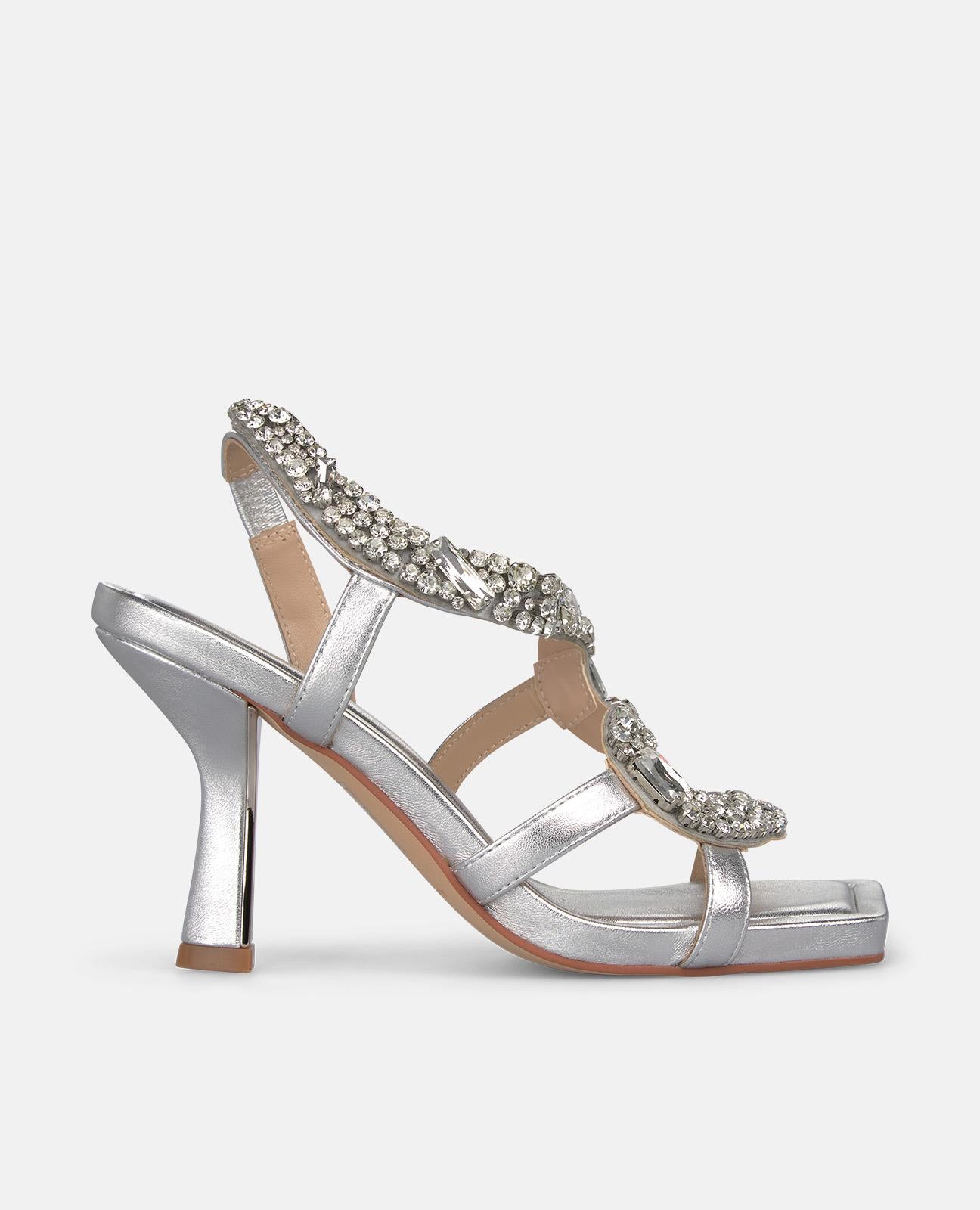 SANDALIA DE TACON SERPIENTE