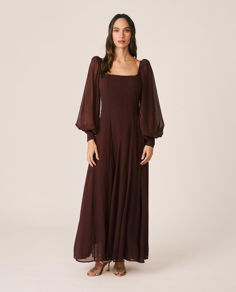 VESTIDO LARGO GASA