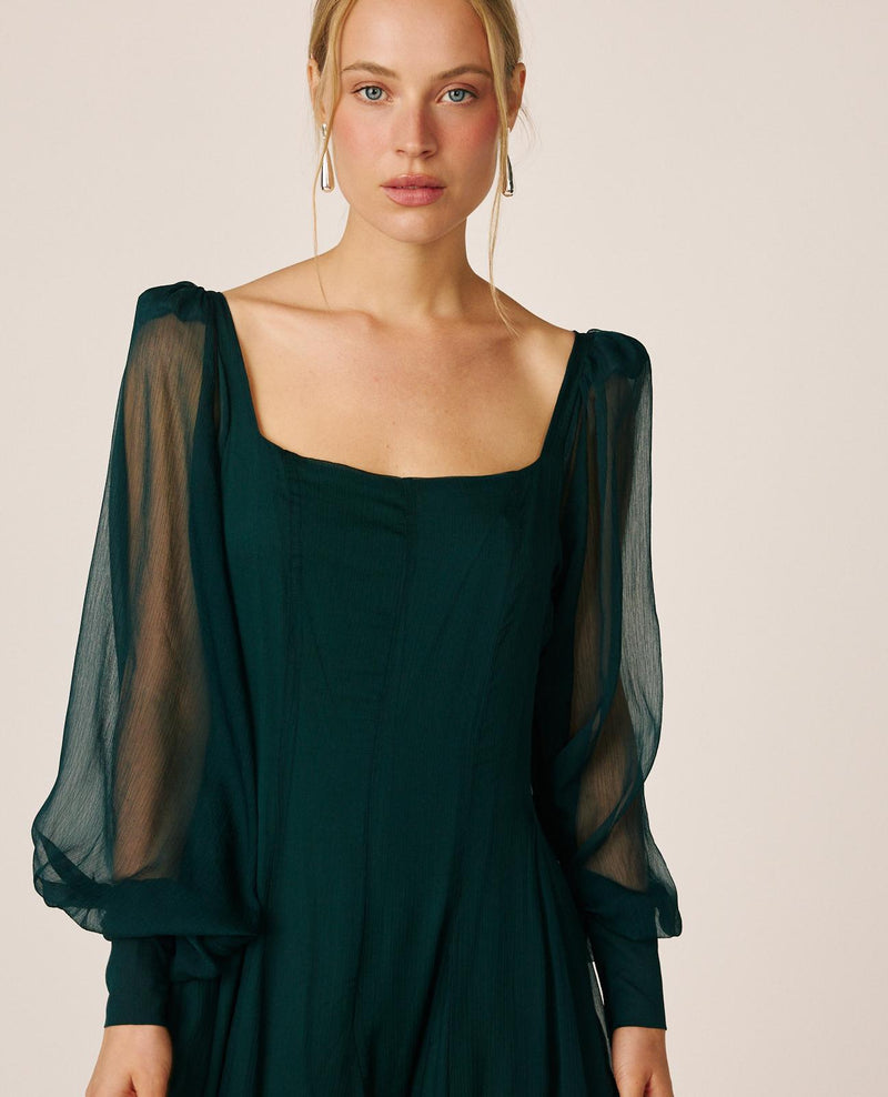VESTIDO LARGO GASA