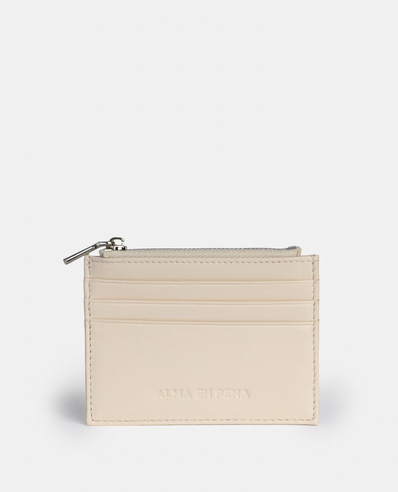 CARTERA TARJETERO CREMALLERA