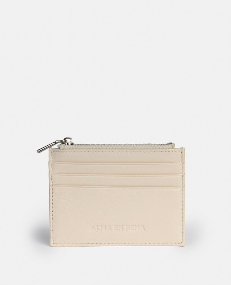 CARTERA TARJETERO CREMALLERA