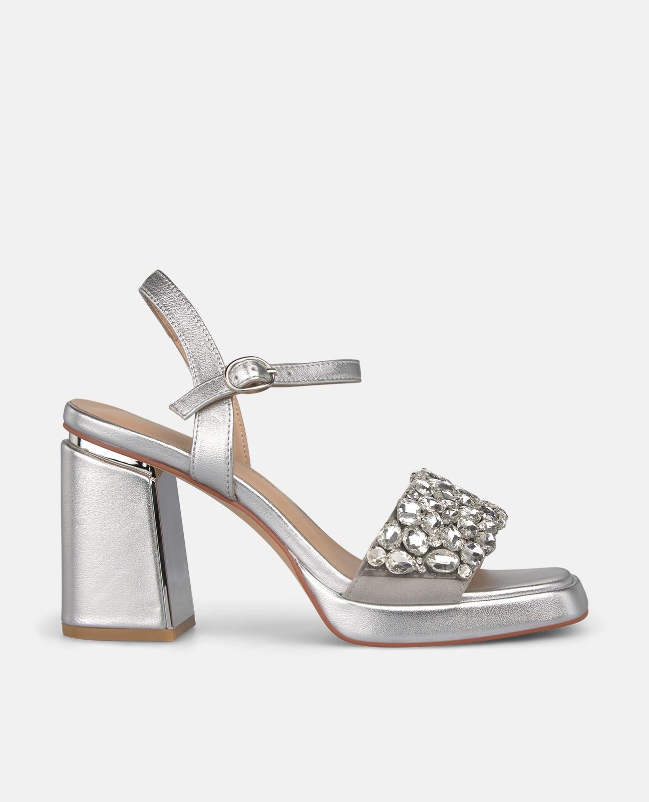 SANDALIA PEDRERIA FRONTAL