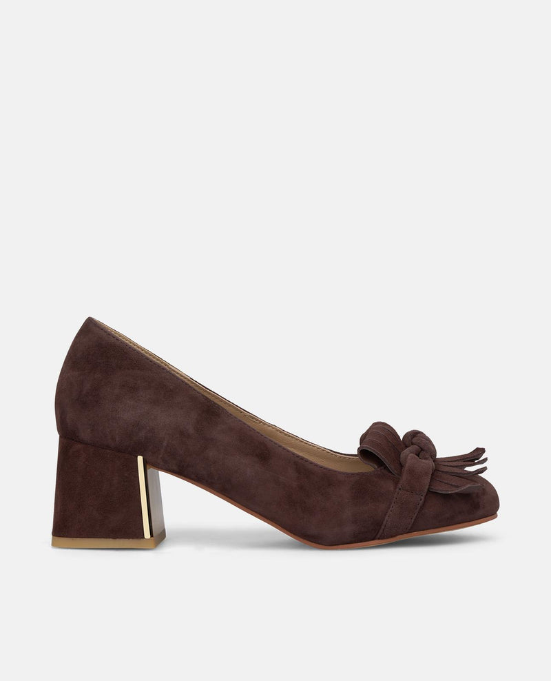 ZAPATO DE ANTE CON FLECOS