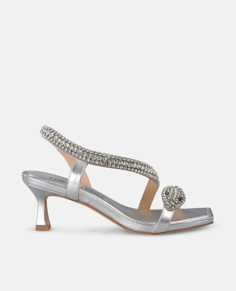 SANDÁLIA COM SALTO DE COBRA MINI