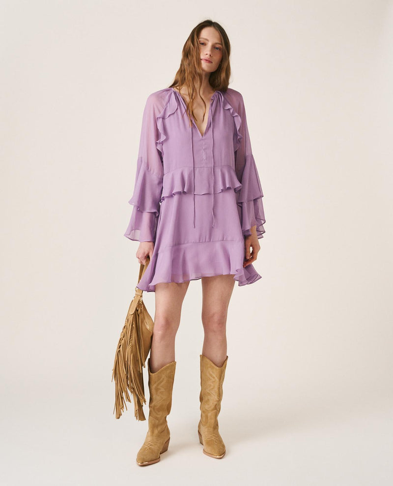 VESTIDO MANGA ACAMPANADA