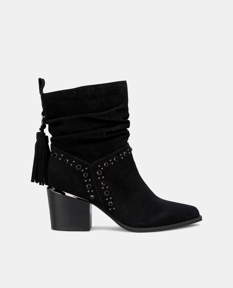 BOTTINES AVEC STRASS ET TALONS