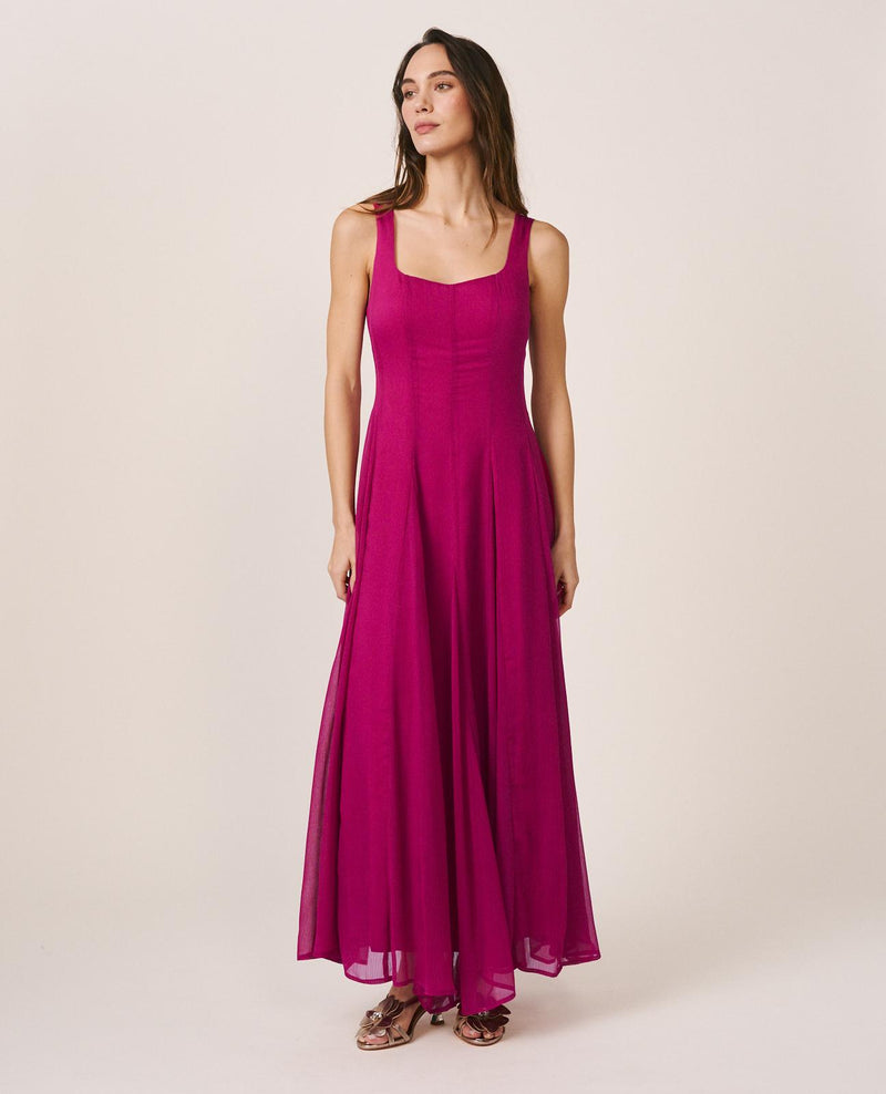 VESTIDO MÉDIO DE GASA