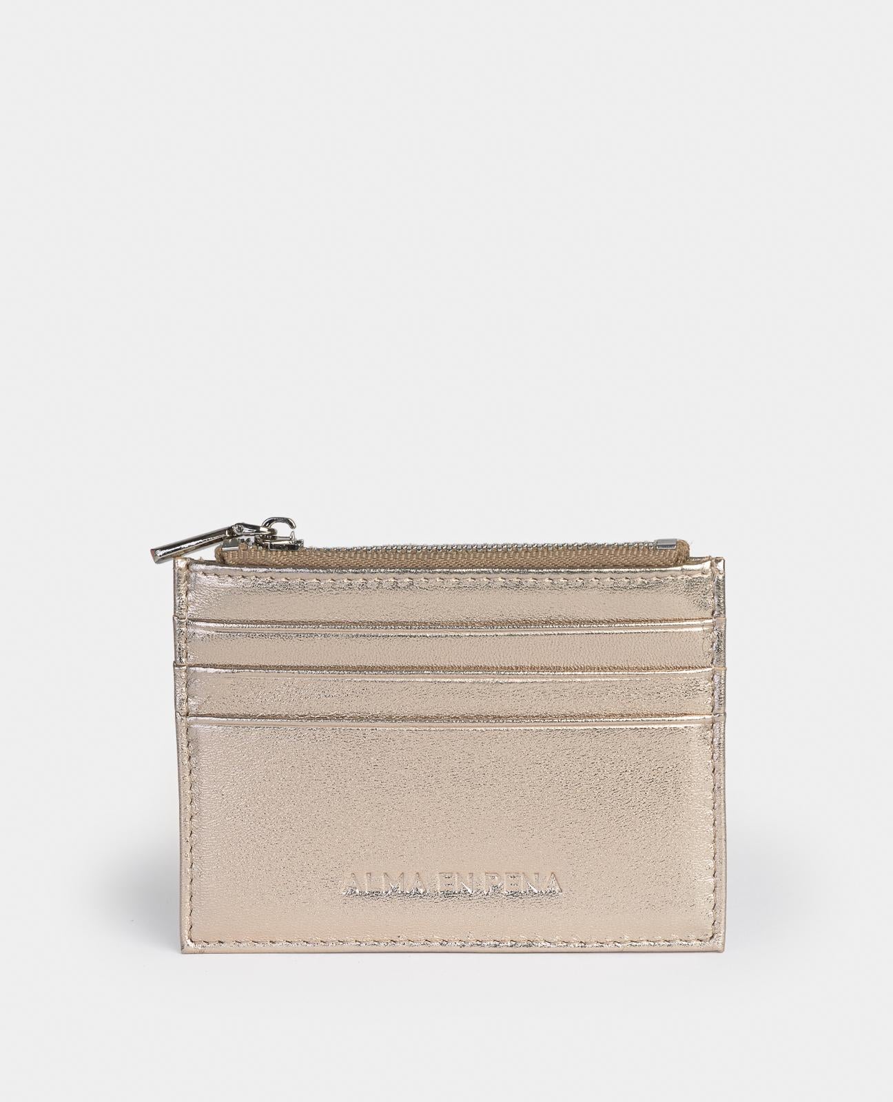 CARTERA TARJETERO CREMALLERA