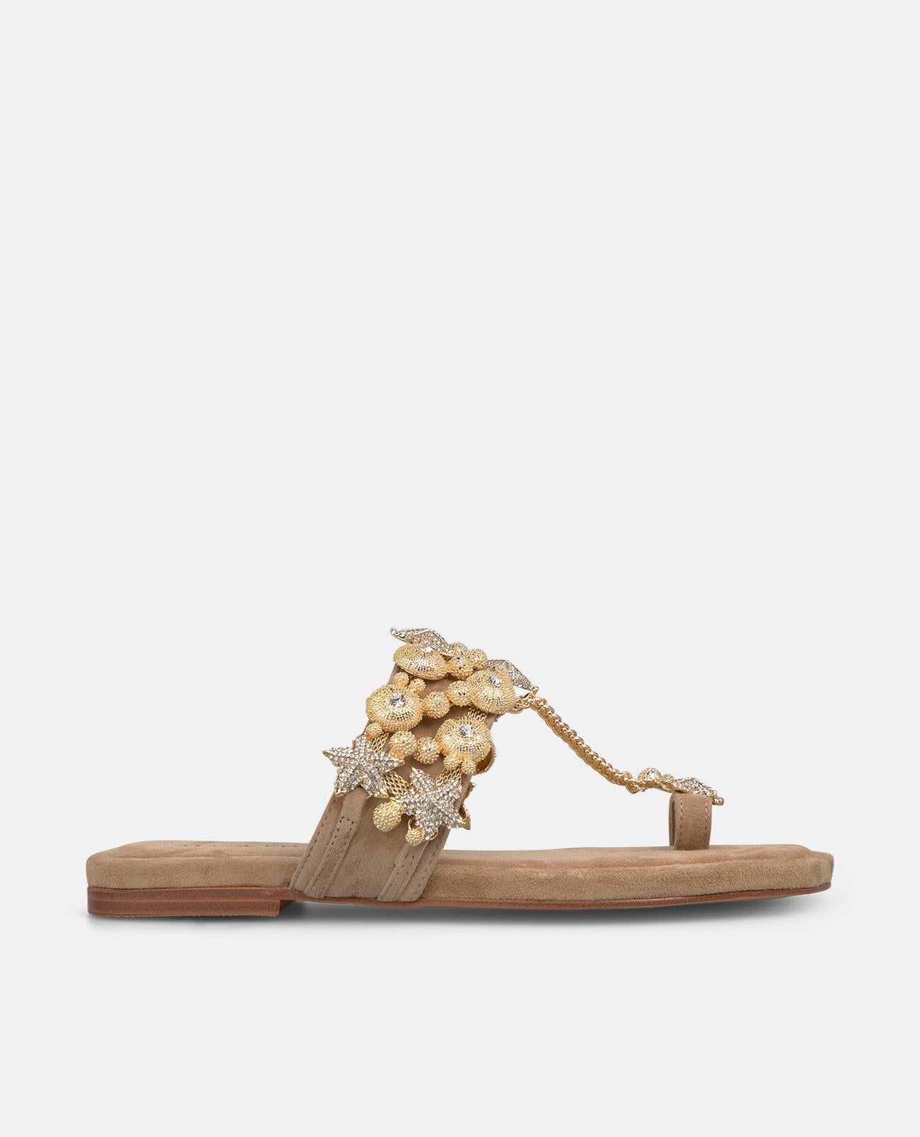 SANDALIA PLANA ABALORIOS