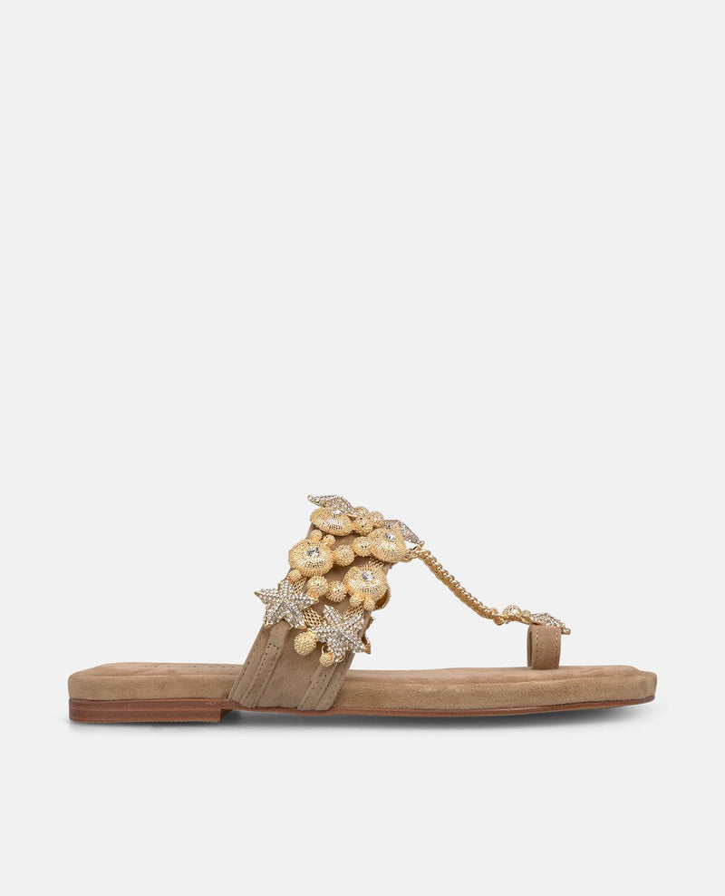 SANDALIA PLANA ABALORIOS