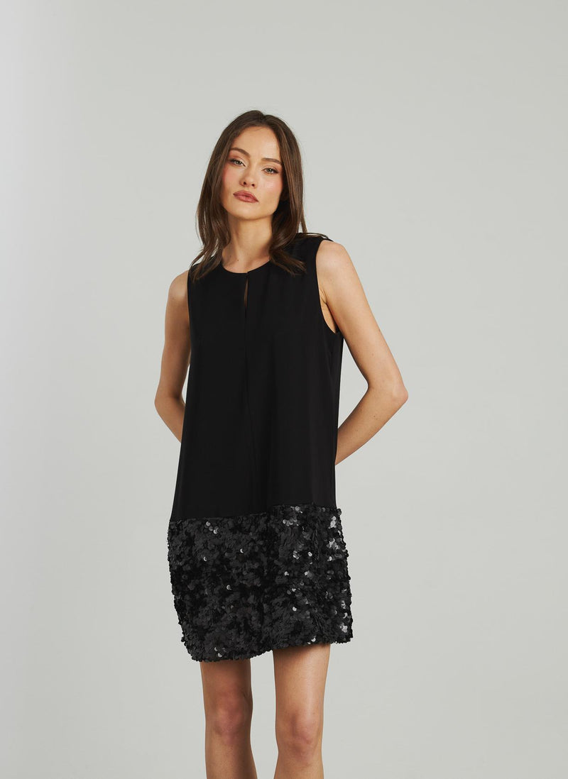 VESTIDO ESTRUCTURA COMBINADO