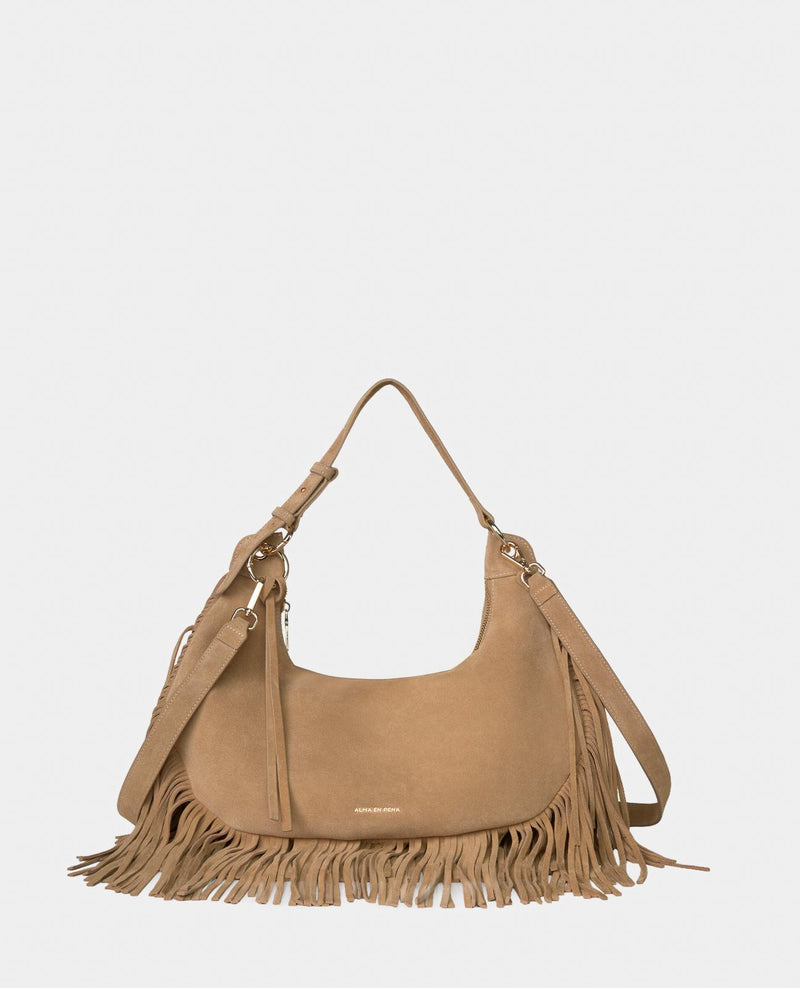FRINGED SHOULDER BAG