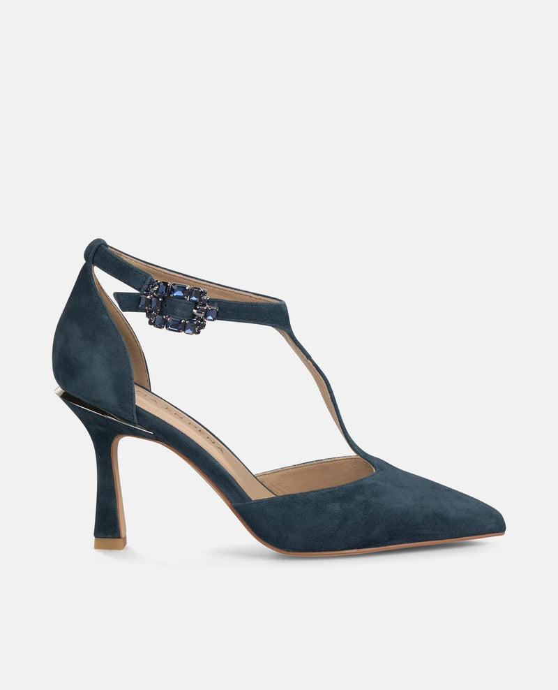 SALON CON HEBILLA DE PEDRERIA