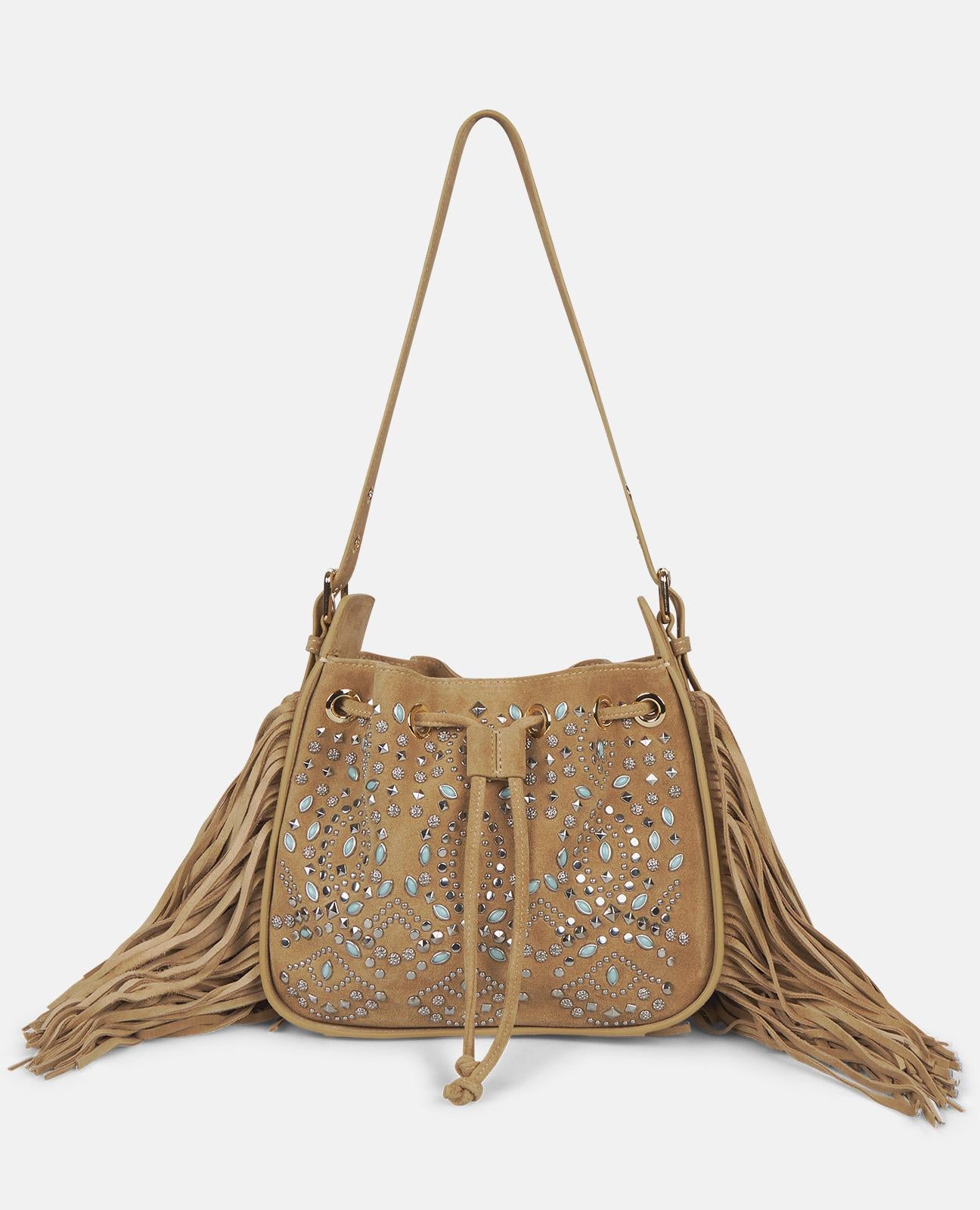 BOLSO TACHAS CON FLECOS