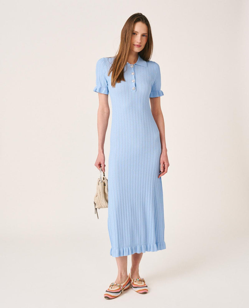 VESTIDO MÉDIO DE MALHA