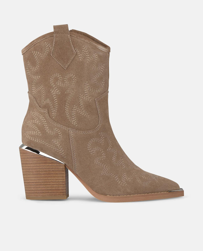 BOTA DE CANO ALTO BORDADA