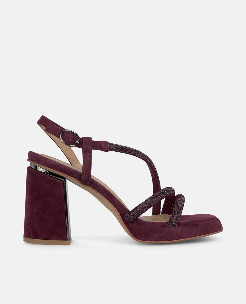 SANDALIA TIRAS CON PEDRERÍA