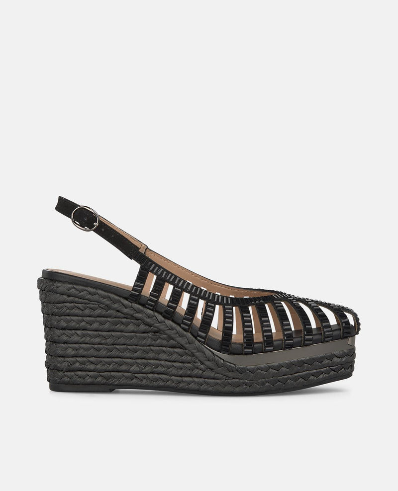 SANDALIA EN REJILLA DE ESPARTO