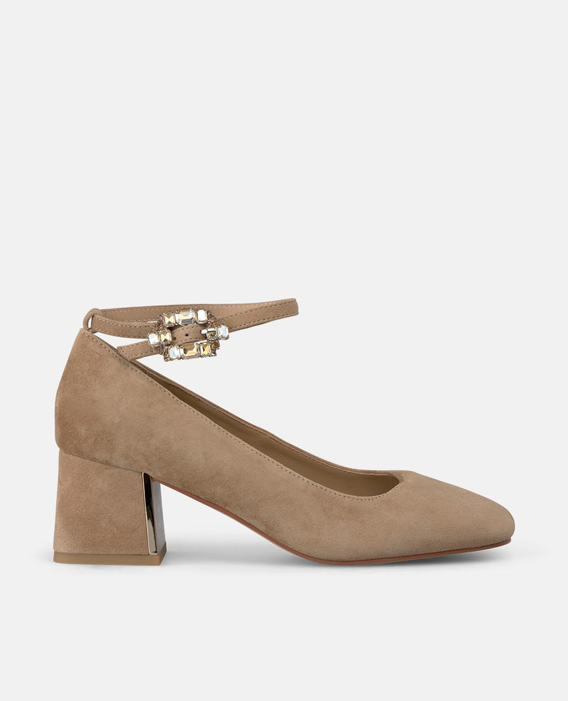 SCARPA CON FIBBIA E STRASS