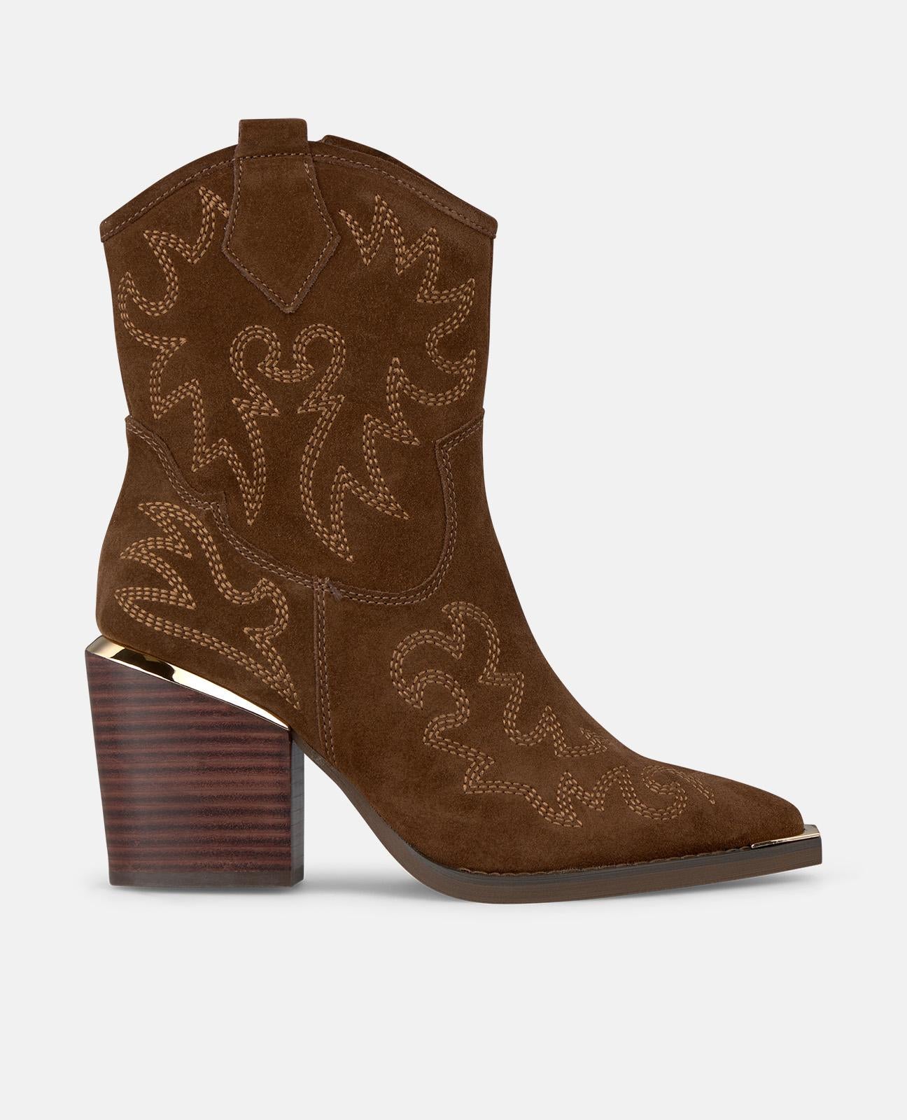 BOTTE À TALON BRODÉE