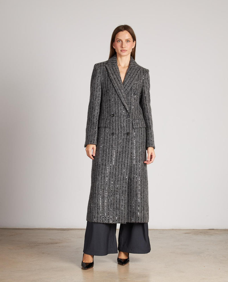 ABRIGO CRUZADO DETALLE LENTEJUELAS