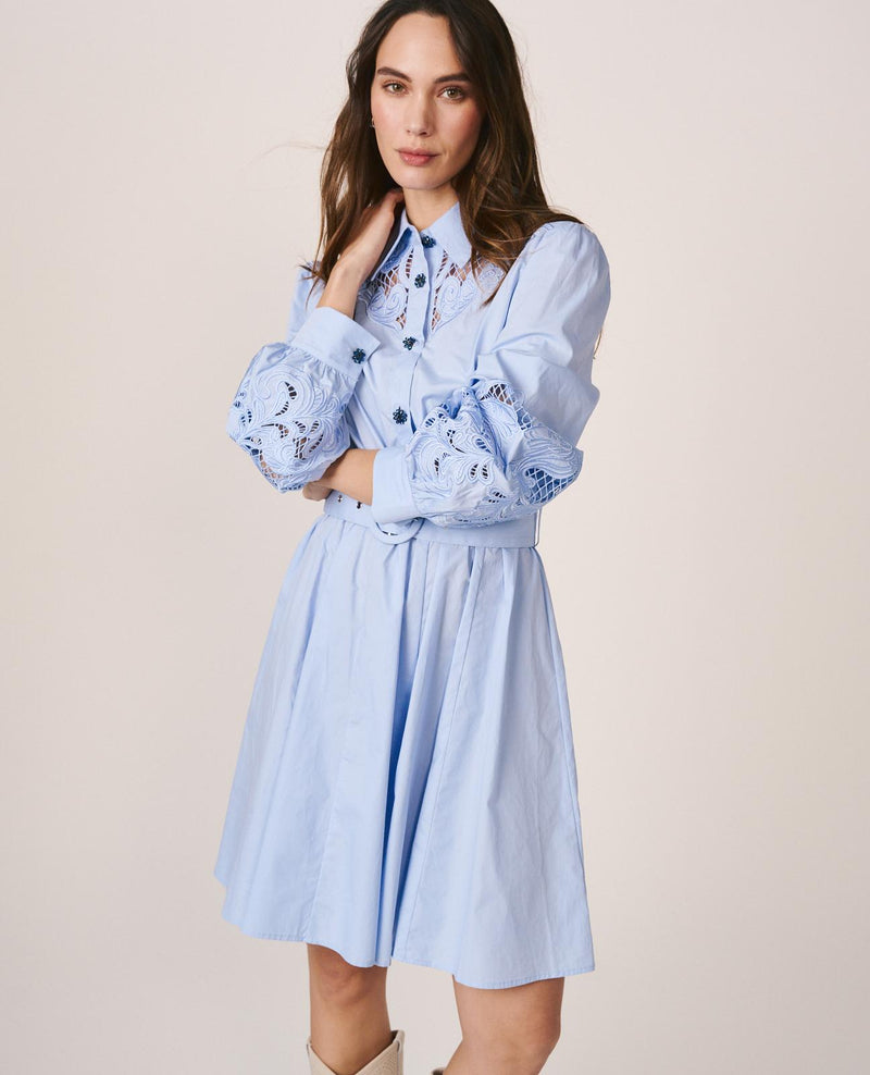 VESTIDO POPELÍN ALGODÓN