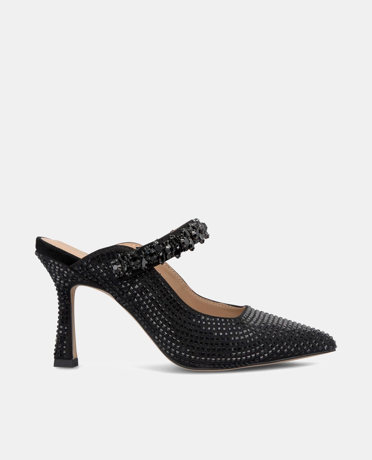 SCARPE CON TACCO E STRASS