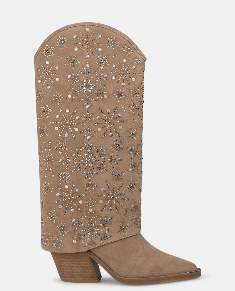 BOTA COWBOY DE ANTE CON PEDRERÍA