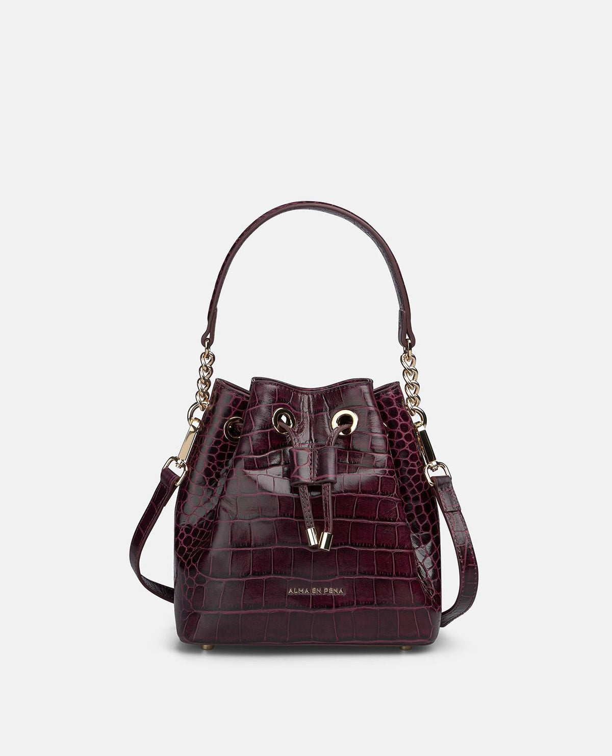 BOLSO BOMBONERA PIEL