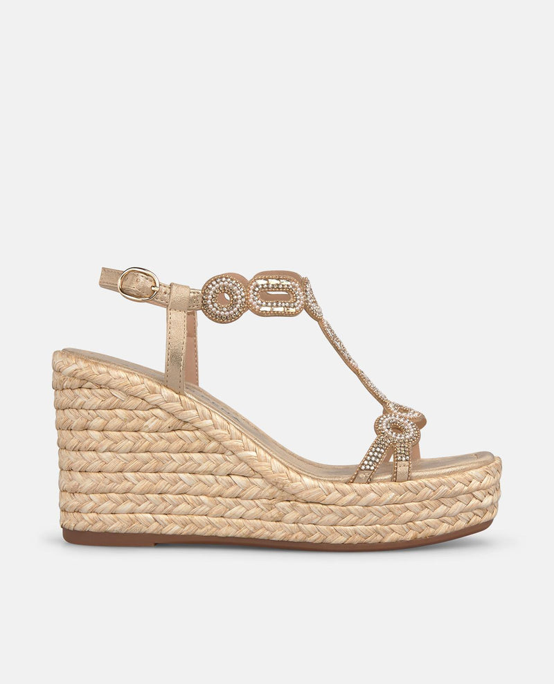 SADALIA PLATAFORMA ESPARTO ADORNO CIRCULAR