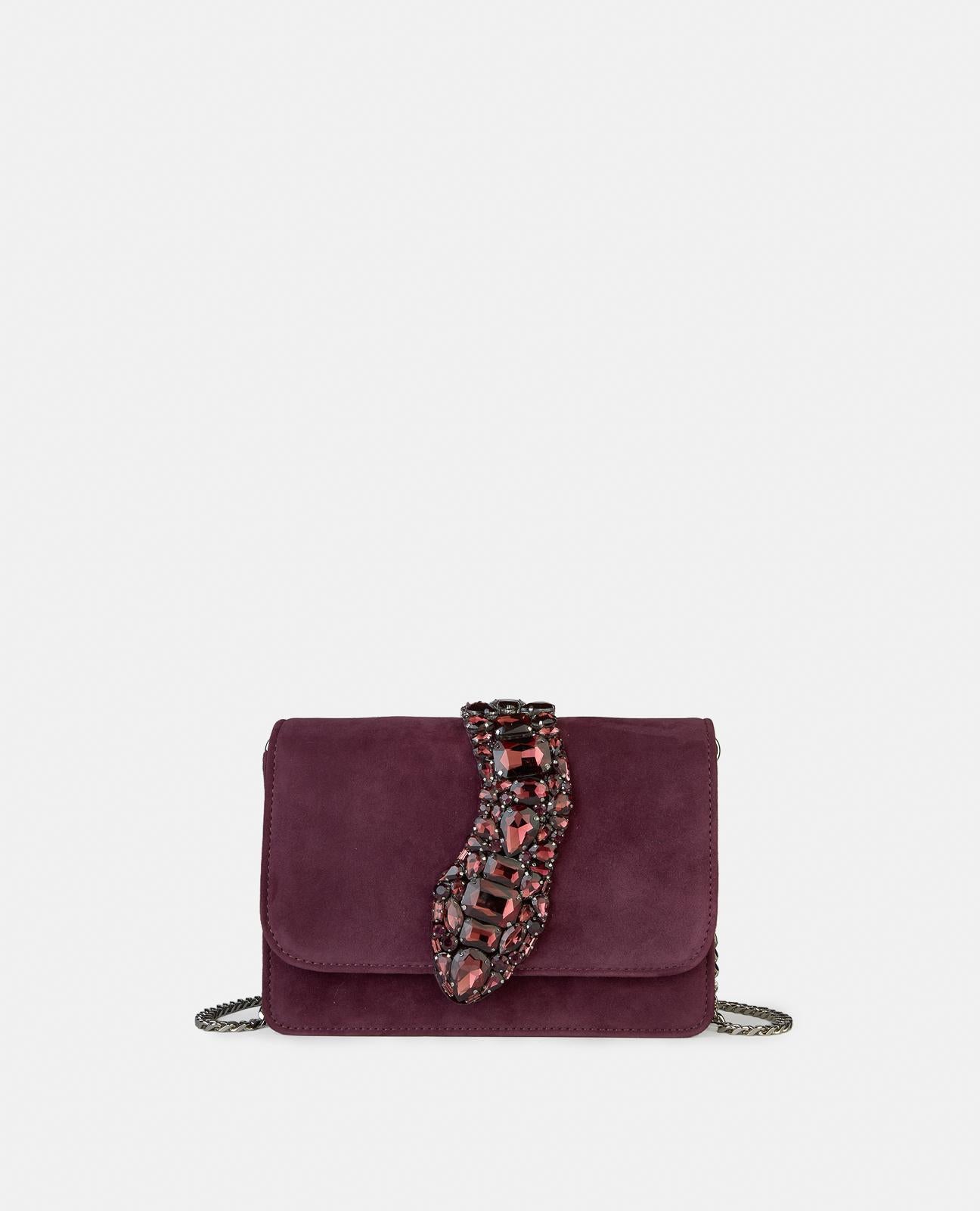 SNAKE FLAP SHOULDER BAG