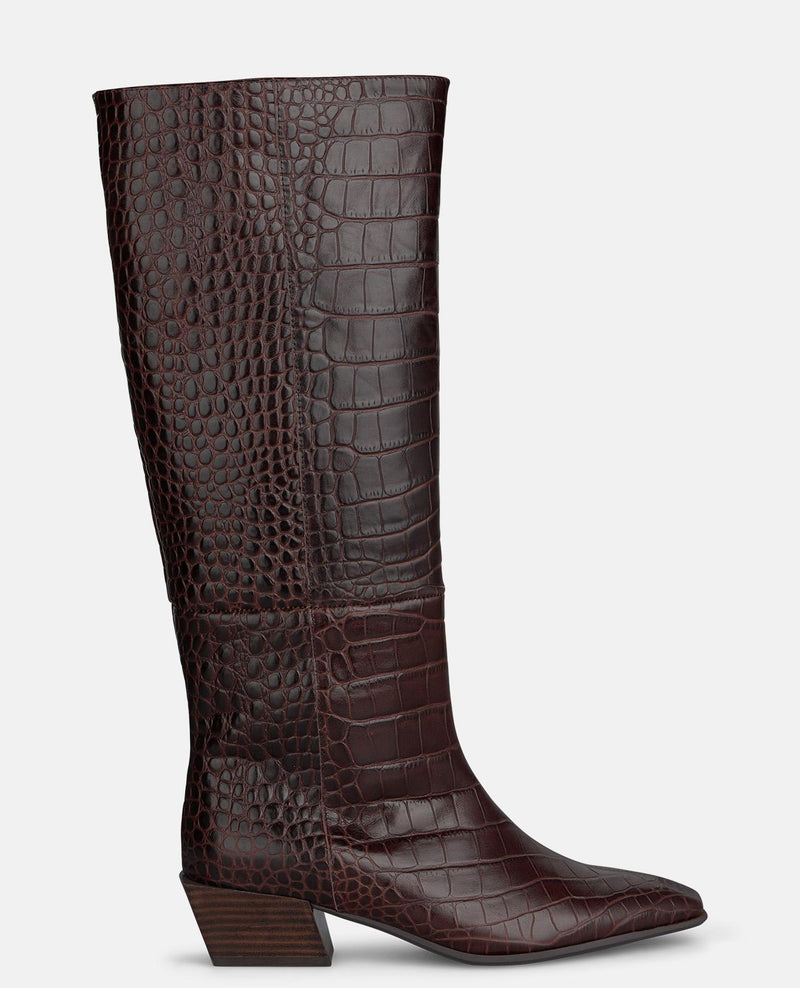 BOTA DE PIEL ANIMAL PRINT