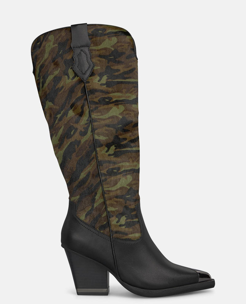 BOTA TACÓN ESTAMPADO