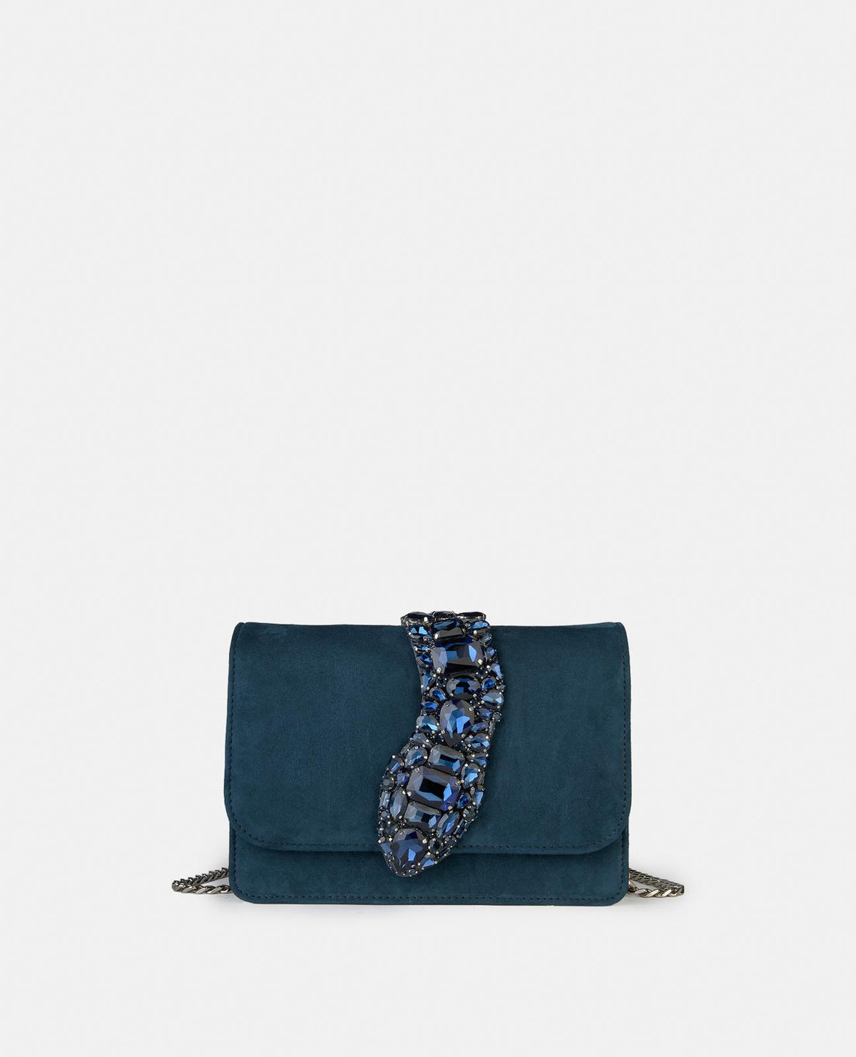 BORSA A TRACOLLA CON RIBBETTO SERPENTE