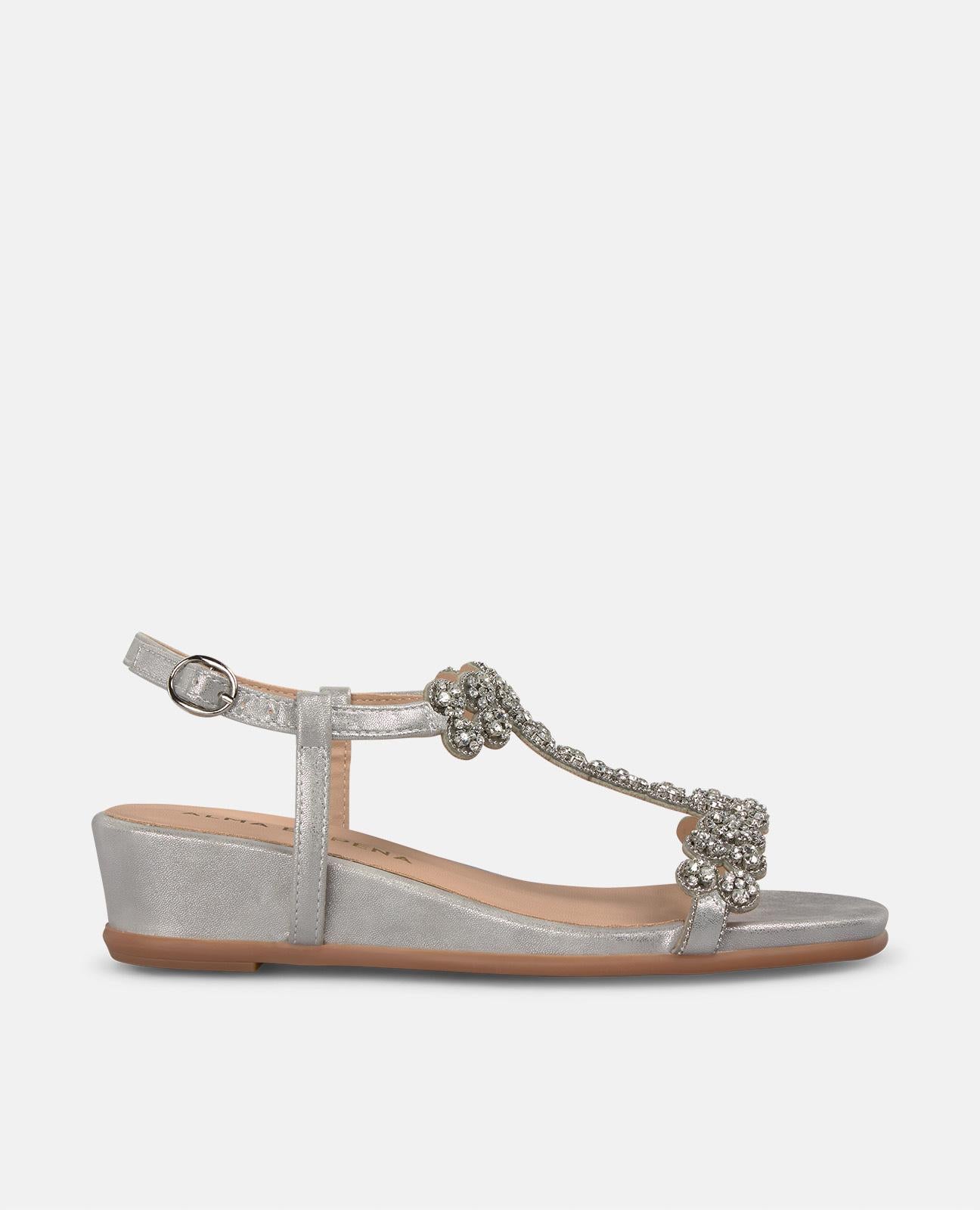 SANDALIA DETALLES JOYA CUÑA