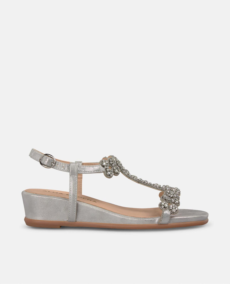 SANDALIA DETALLES JOYA CUÑA