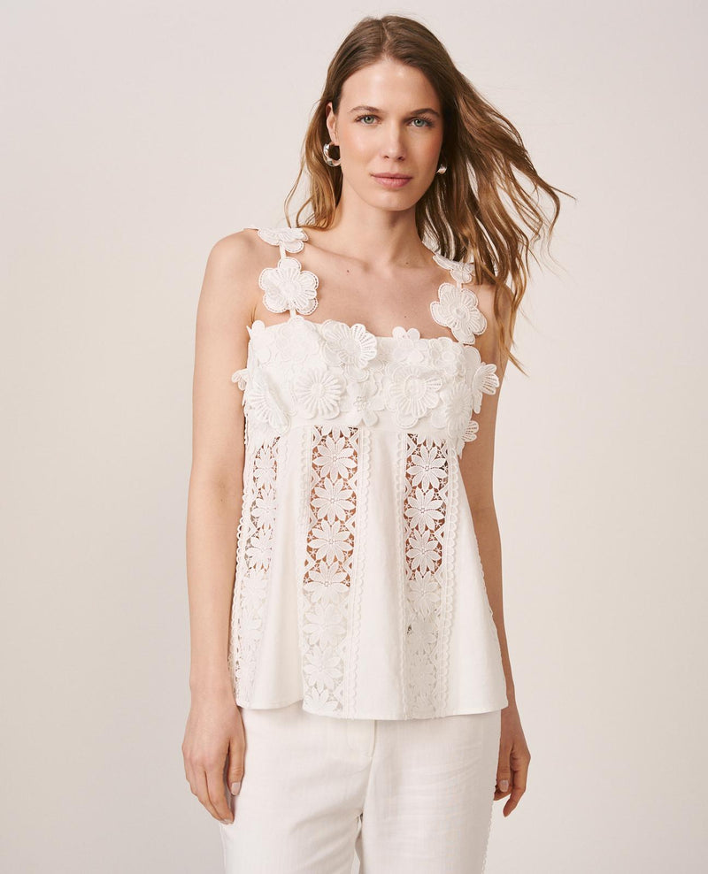 TOP TIRANTES BORDADO
