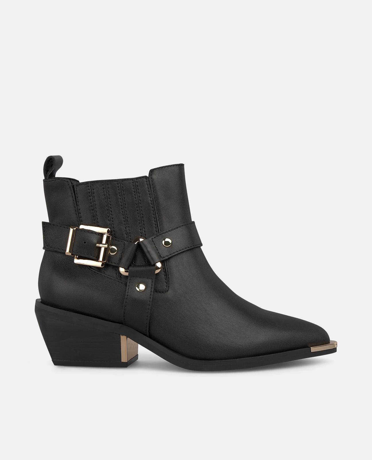 BOTÍN CON HEBILLA PLANO