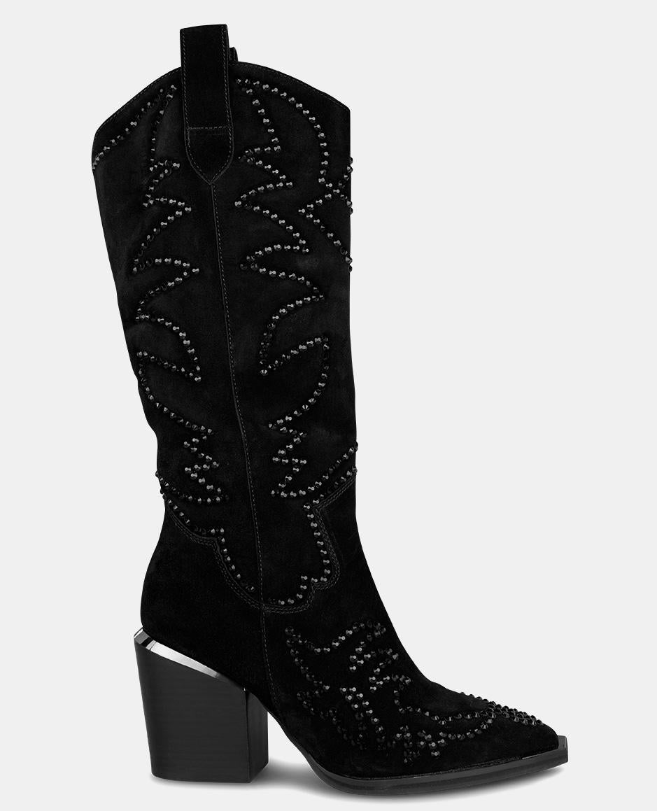 BOTTE DE COW-BOY ORNÉE DE STRASS