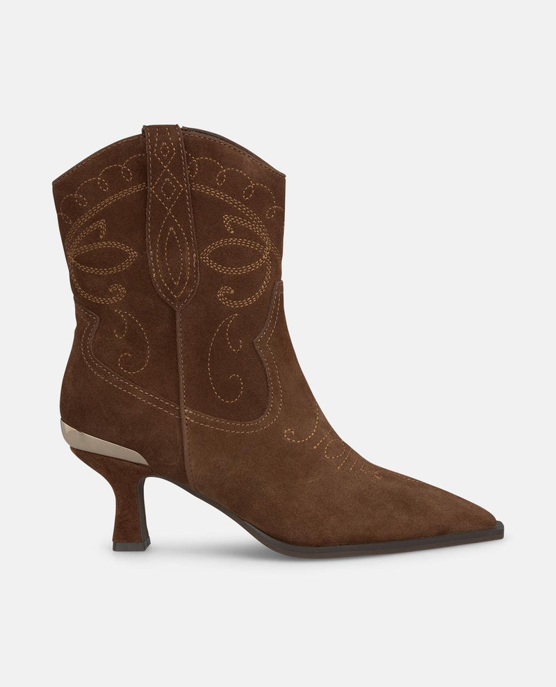 BOTAS DE CANO BAIXO BORDADAS