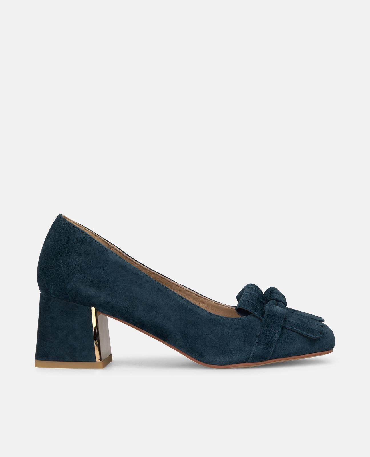 ZAPATO DE ANTE CON FLECOS