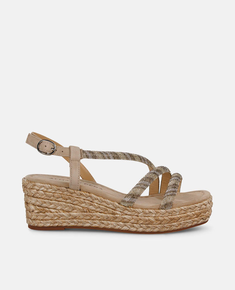 CUÑA TRENZADA TIRA PEDRERÍA