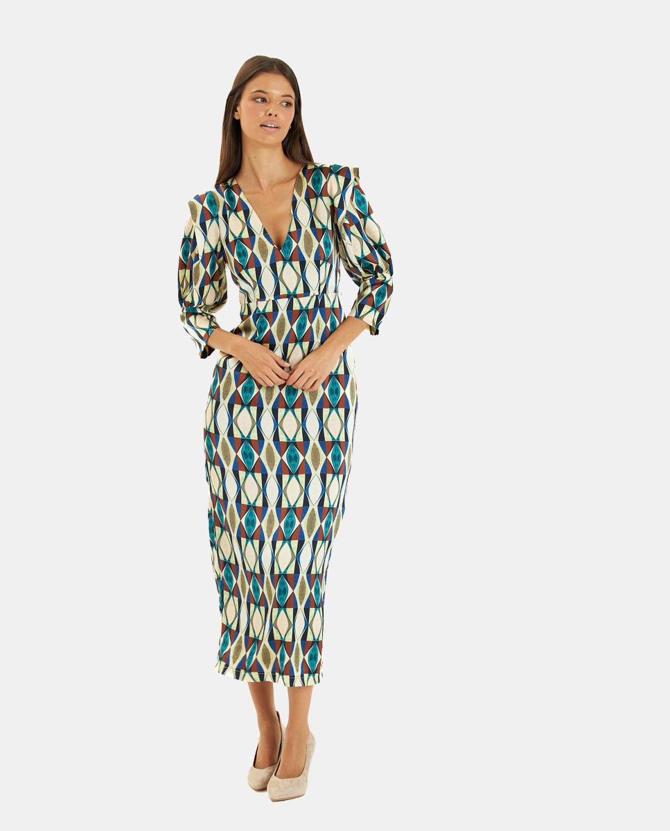 VESTIDO LARGO ESTAMPADO